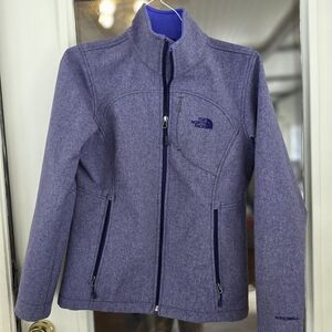 The North Face Women's Purple Windwall Jacket Coat Fleece Medium